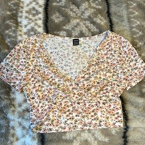 Floral crop top